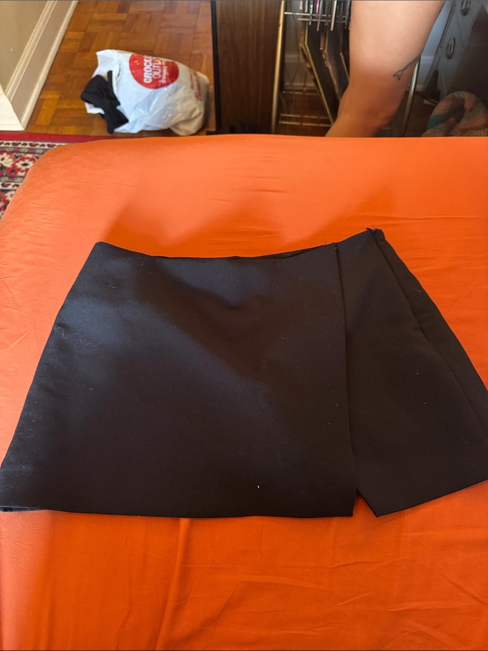 Zara Black skirt with built in shorts